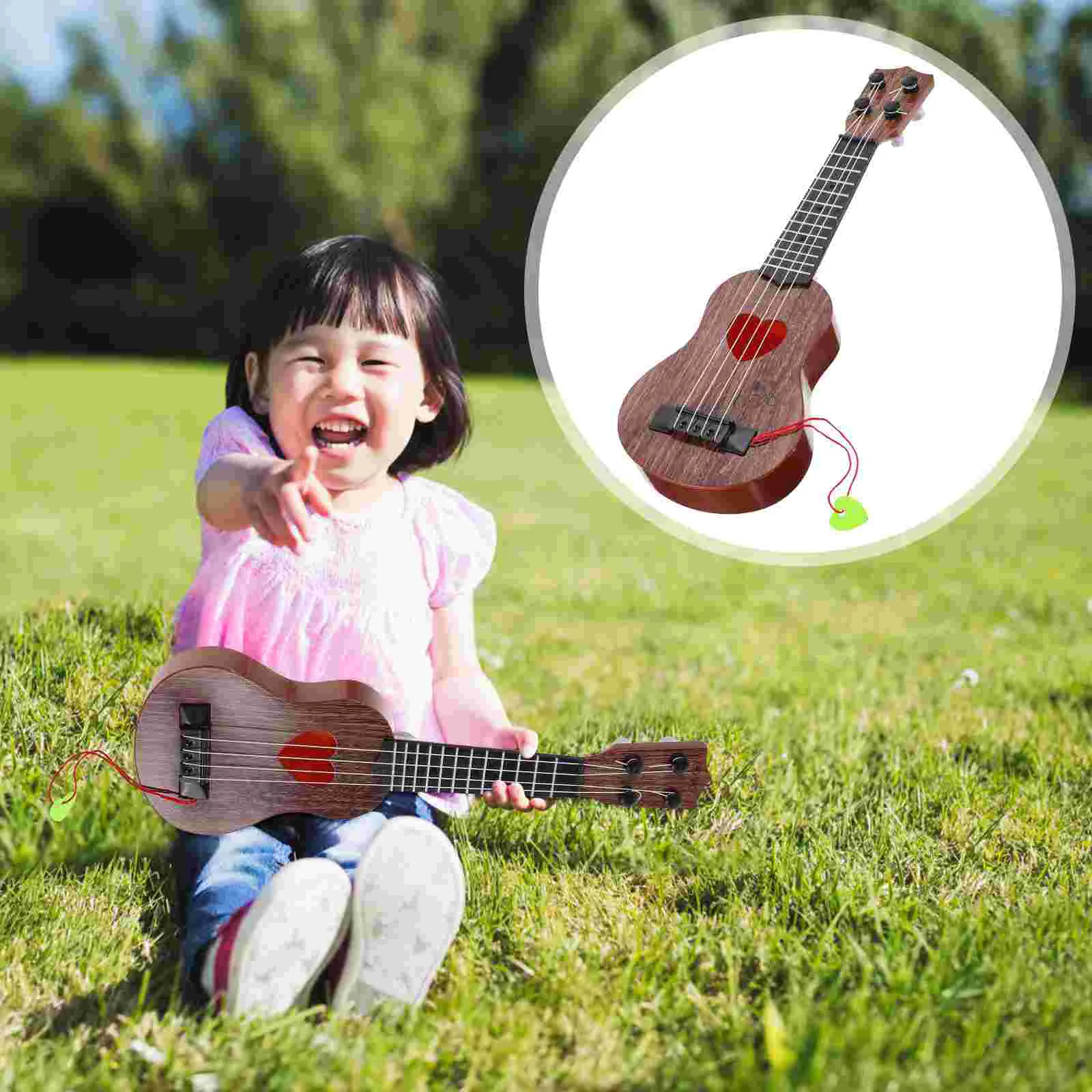

Ukulele Musical Plaything Mini Instrument Toy Kids Education Plastic Child Simulation