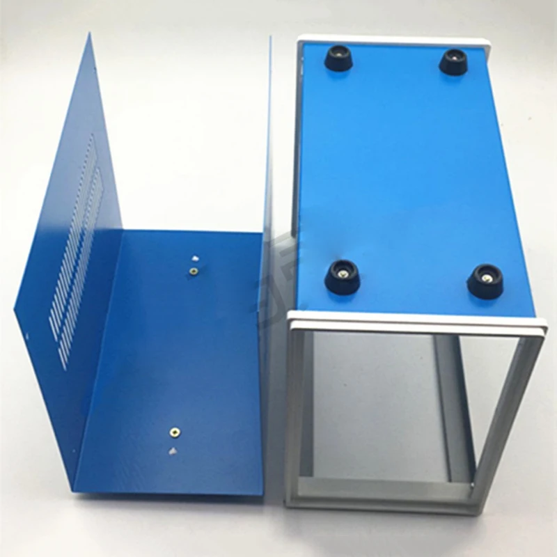 1pcs Metal Project Junction Box Electrical Power Blue Outdoor Waterproof Housing Instrument Case DIY Electronic Box Enclosure