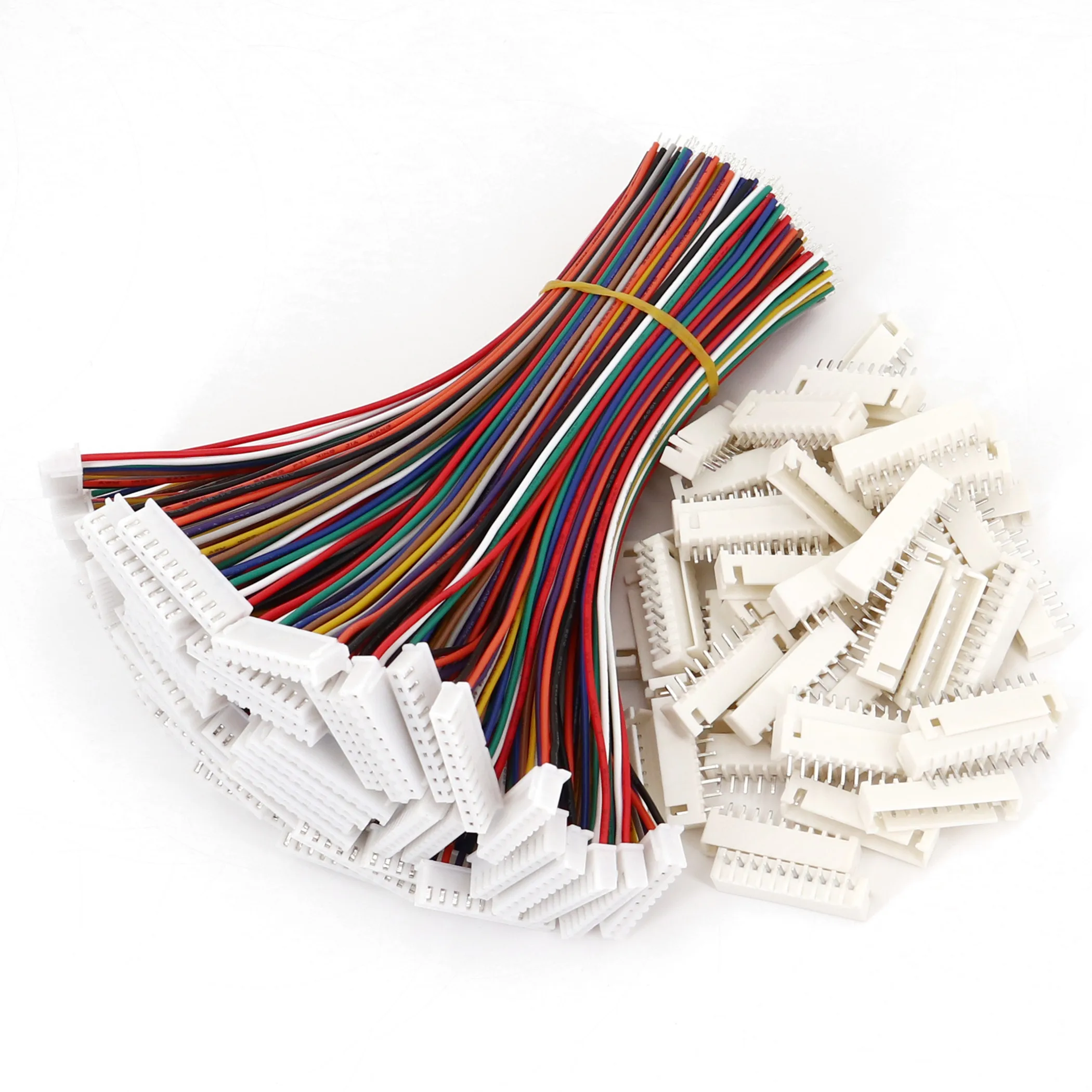 

50Sets XH2.54 Single End 10-Pin Pitch 2.54mm 15cm Electronic Wire To Board Connector