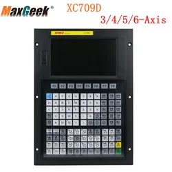 Maxgeek XC709D 3/4/5/6 eksenli CNC sayısal kontrol sistemi oyma freze delme ve dokunarak için