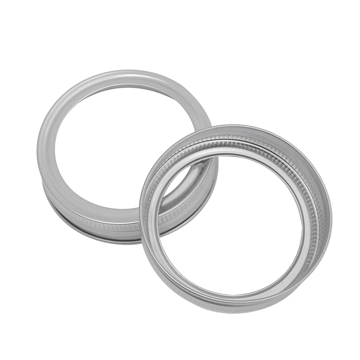 

5pcs 70Mm Iron Screw Bands Rustproof Metal Jar Lid Rings Glass Canning Mason Jars Wide Mouth Accessories Sprouting Sterilizable