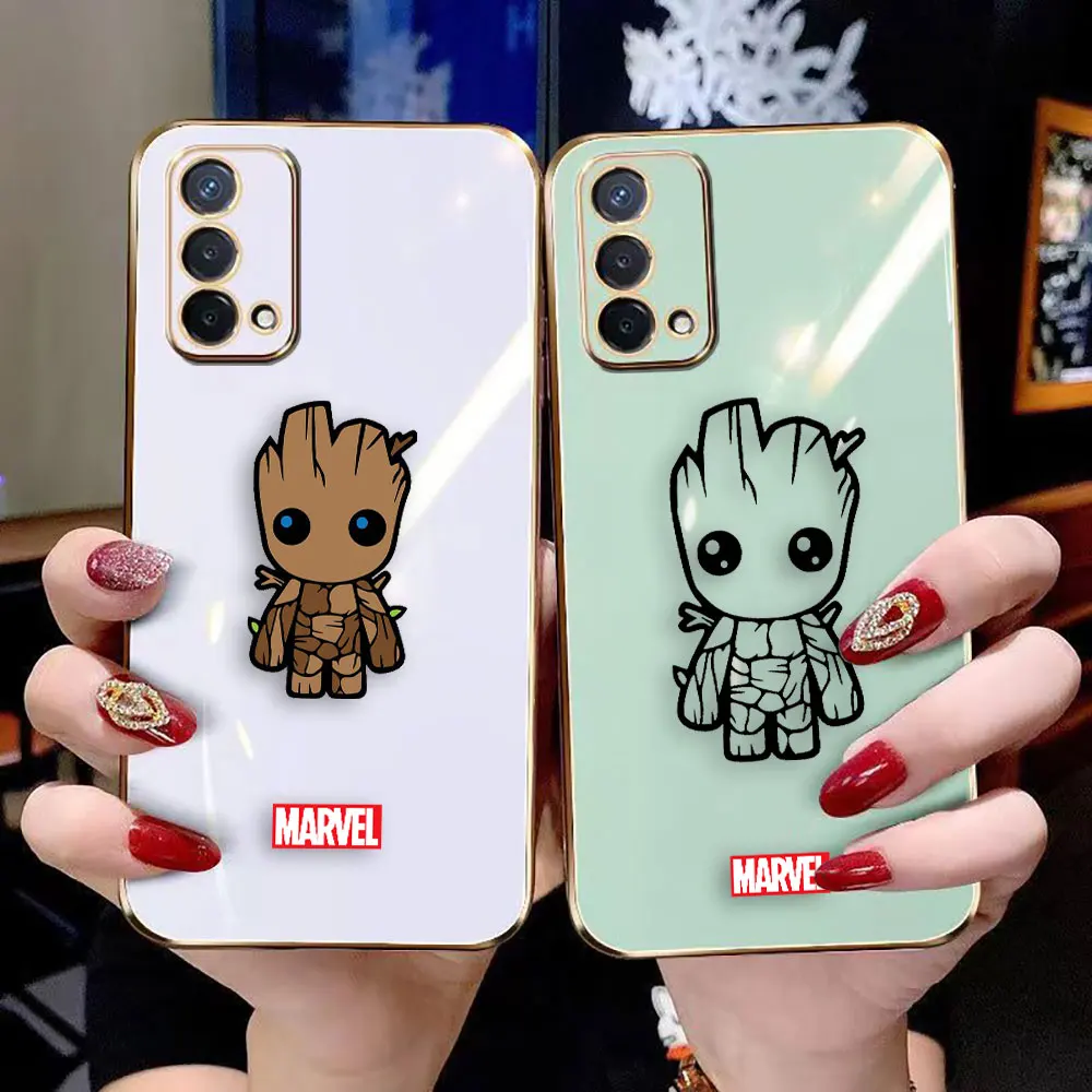 

Marvel Cute Baby Groot Cover Smooth E-TPU Phone Case OPPO A15 A16 A78 A58 A53 A54 A57 A72 A73 A74 A91 A92 A94 A96 A98 4G 5G Case