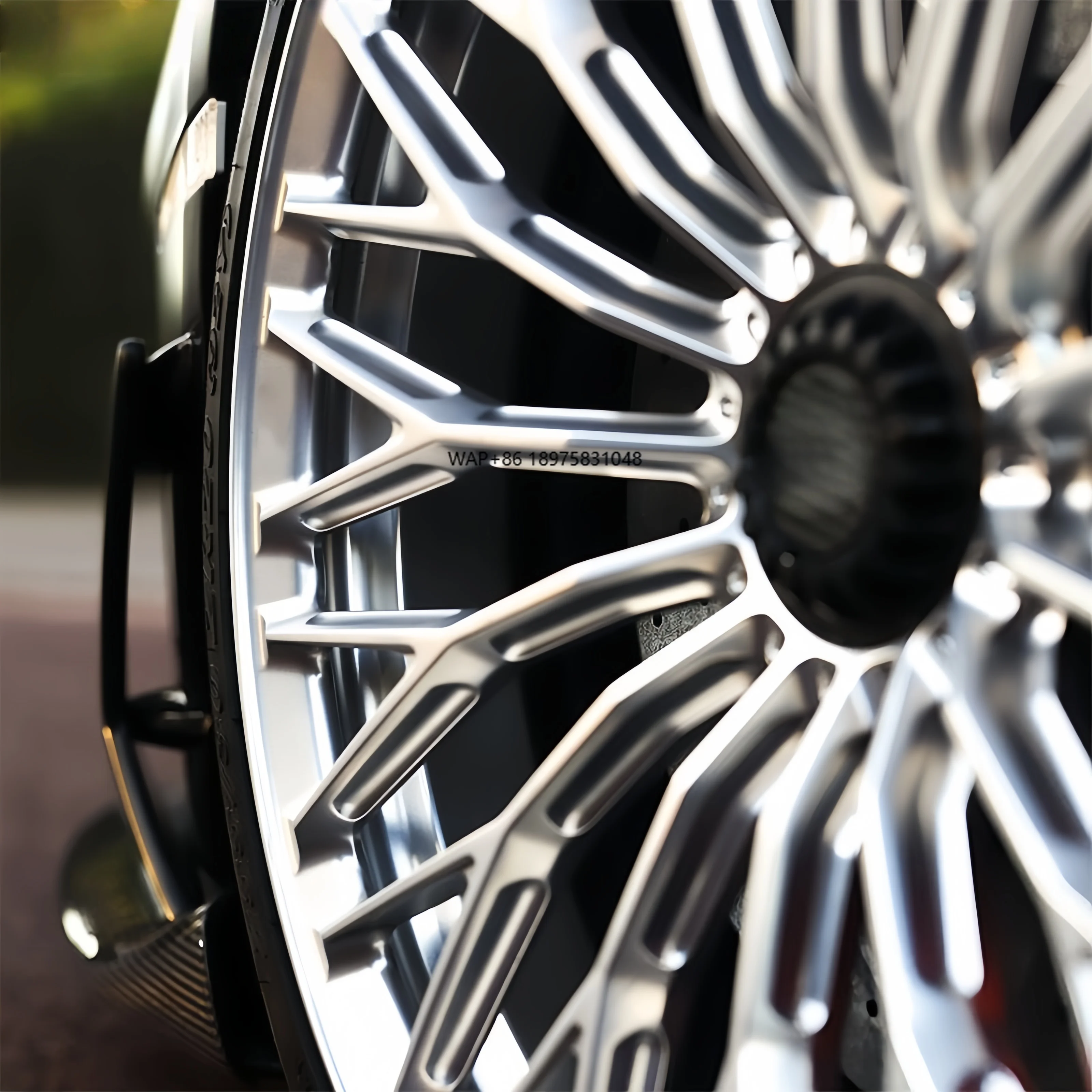 

Superior Quality Custom Aluminum Alloy Car Rims Silver Spoke Design 5x112 5x114.3 5x120 New Polished Wheel_20_22_24_26_Forged_