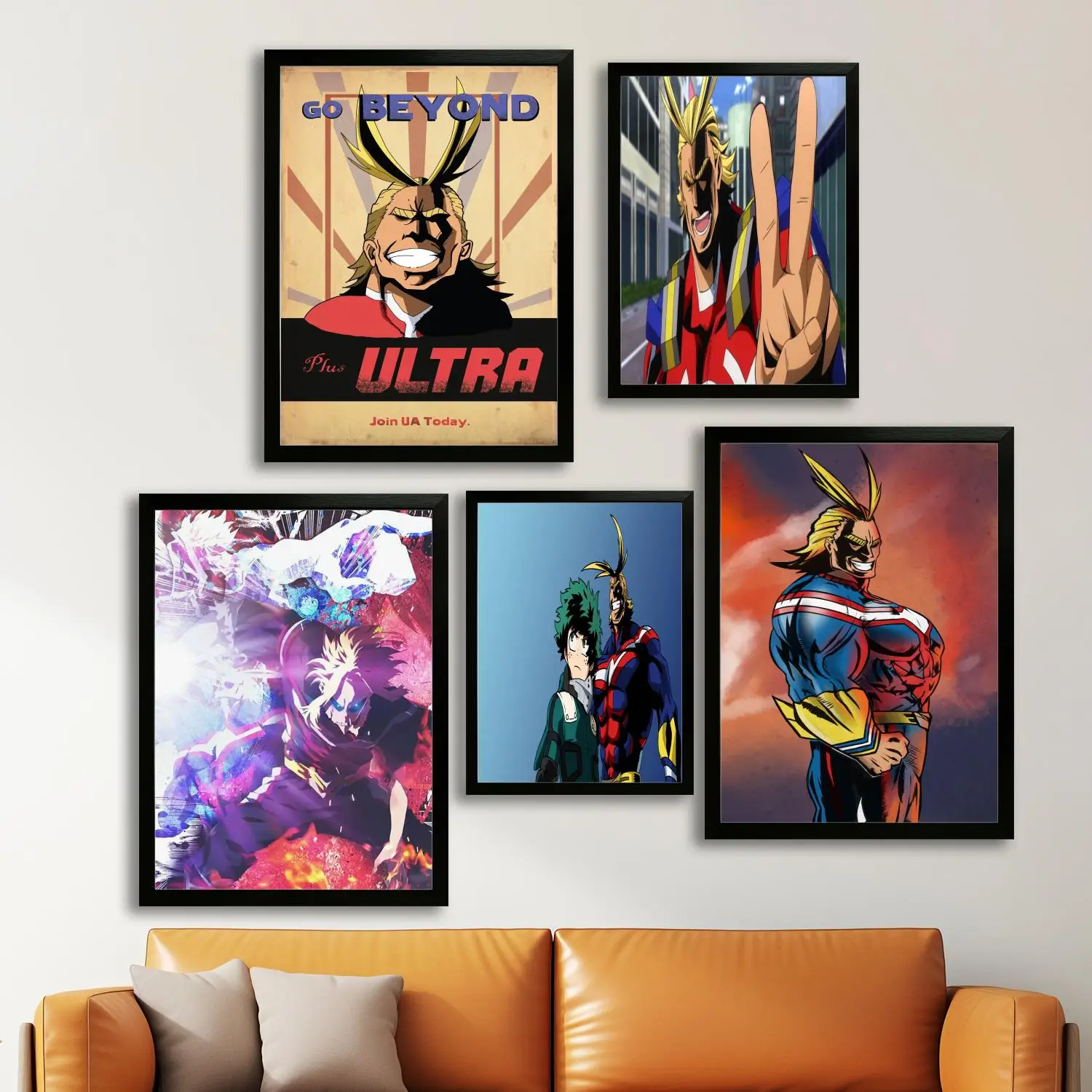 all might Cartoon Canvas Art Poster and Wall Art, Picture Print, Modern Family, Bedroom Decor, Posters,Decorative painting