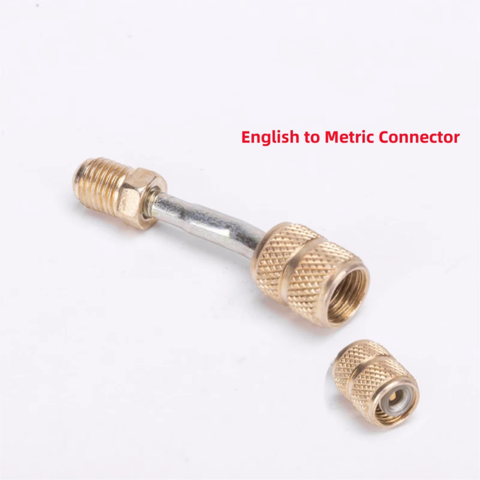 RV65F automobile A/C refrigerant connection, for mini split system air conditioning British connector to metric connector