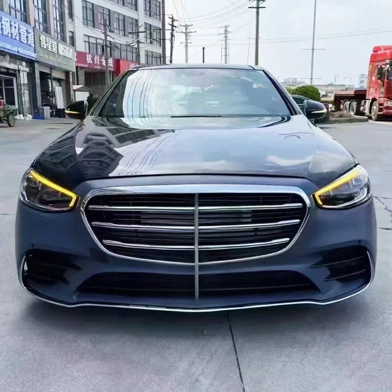 High Quality S450 W223 Style Cutting Body Kit With Bumper For S Class W221 2005-2013 Upgrade Parts