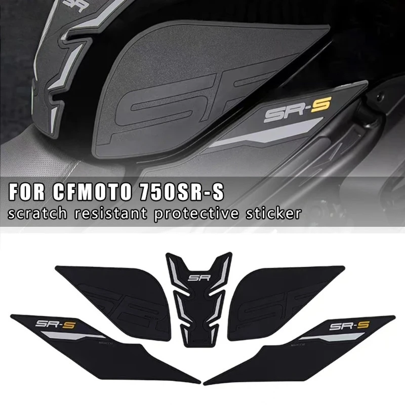 

NEW Motorcycle Anti Slip Fuel Oil Tank Pad Side Knee Grip Decal Protector Sticker Pads FOR CFMOTO 750SR-S 750sr-s 2025+