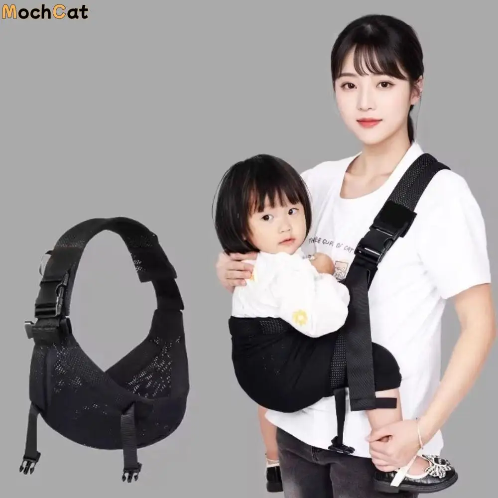 

Newborn Front Holding Baby Wrap Carrier Infant Kangaroo Bag Mesh Infant Backpacks Horizontal Holding Type Cotton