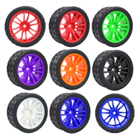 4Pcs 12mm Hex Wheels Off Road Buggy Tires Wheel for Wltoys 144001 124018 124019 MJX 10303 10304 HSP HPI MJX 1:10 1:14 1:16 Part