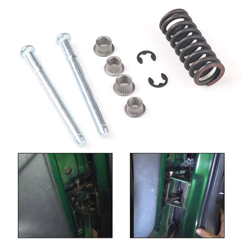 Front Or Rear Door Hinge Pin And Spring With Bushing Repair/Rebuild Kit For Chevrolet Blazer S10 S15 GMC ,93356553