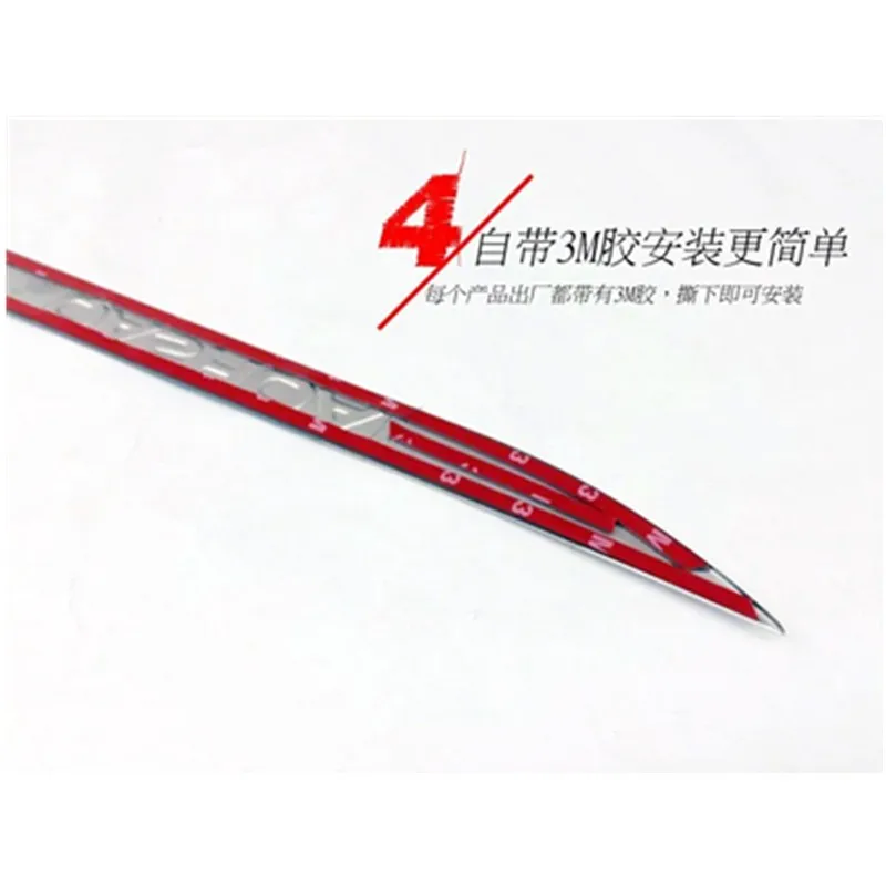 Pegatina de estilo de coche para Peugeot 508, cubierta de maletero, embellecedor de puerta trasera, tira de moldura, accesorios de coche