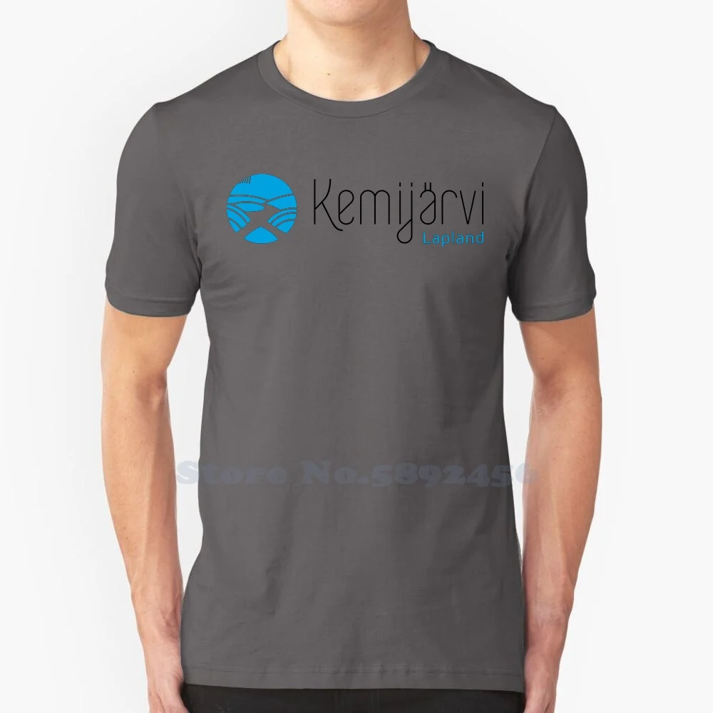 Kemijarvi Unisex Clothing Streetwear Printed Brand Logo 100% Cotton T Shirt Graphic Tee