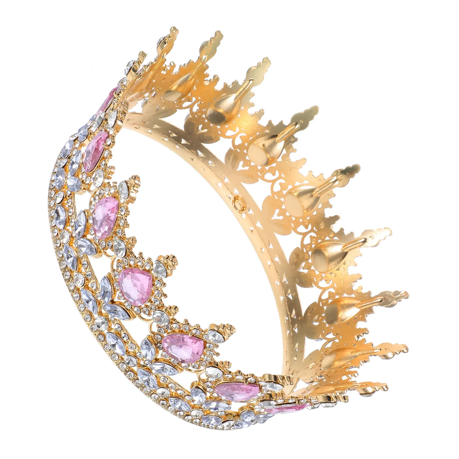 

Элегантная свадебная корона, сверкающий головной убор для женщин и девушек, украшение для волос на фестиваль, конкурс красоты, день рождения, мероприятие, женская корона