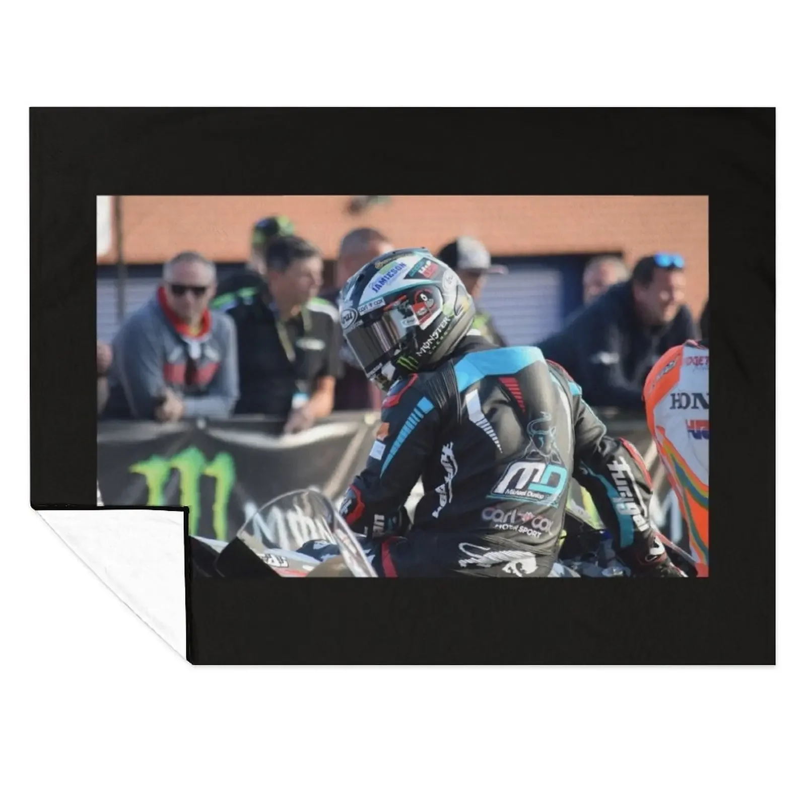

Michael Dunlop Isle of Man TT 2018 Throw Blanket Soft Plaid Luxury Sofas manga Blankets