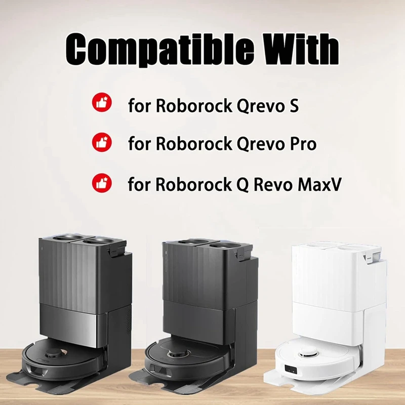 For Roborock Qrevo S, Qrevo Pro, Qrevo Maxv Robot Vacuum Cleaner Main Side Brush Hepa Filter Mop Cloth Dust Bags Parts
