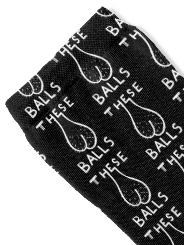 These balls - white ballsack funny Socks cool christmas stocking Men Socks Luxury Brand Women's