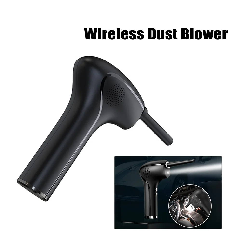 

Wireless Air Duster USB Dust Collector Blower Cordless Air Blower Handheld Air Dust Blower Compressed PC Laptop Car Keyboard