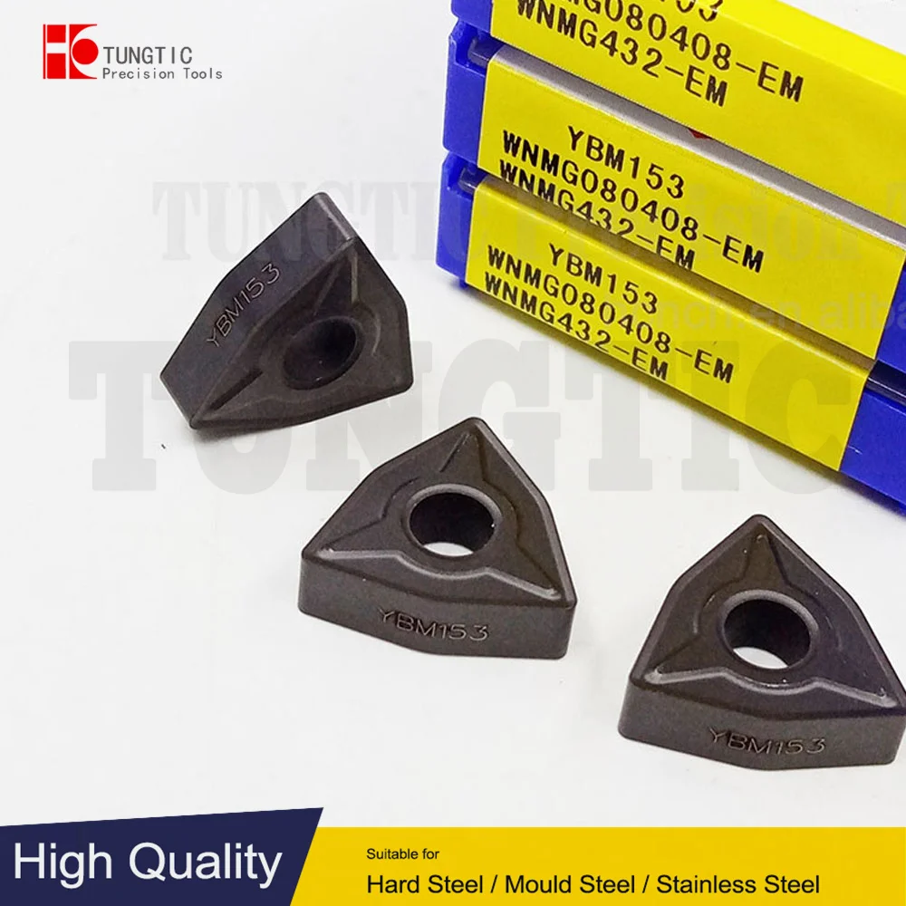 

TUNGTIC WNMG 080408-EM WNMG080408-EM Turning Inserts Carbide Cutter For Cast Iron