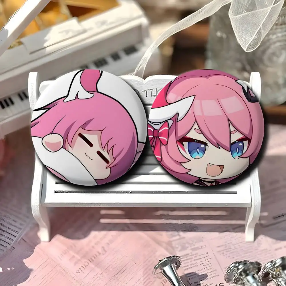 

Honkai Rozaliya Olenyeva Badges Round Exquisite Badge Brooches Creative Pins For Clothes Hat Backpack Gift Accessories
