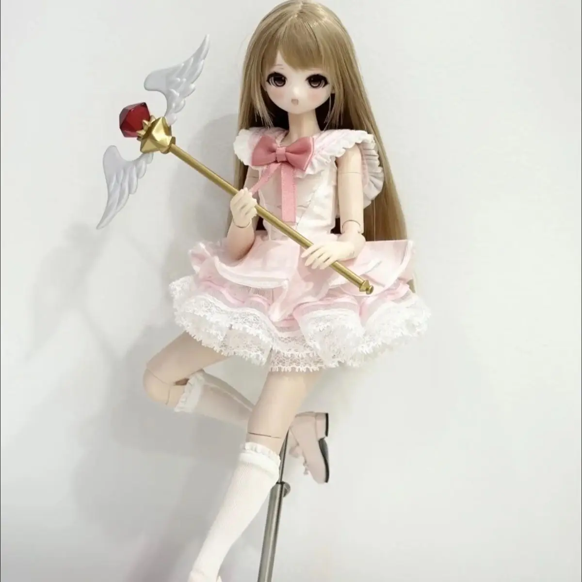 Magical Girl Doll Outfit, Lovely Princess Clothes Suit Fit for Ob22, 1/6 Scale Bjd Doll, Doll Not Included
