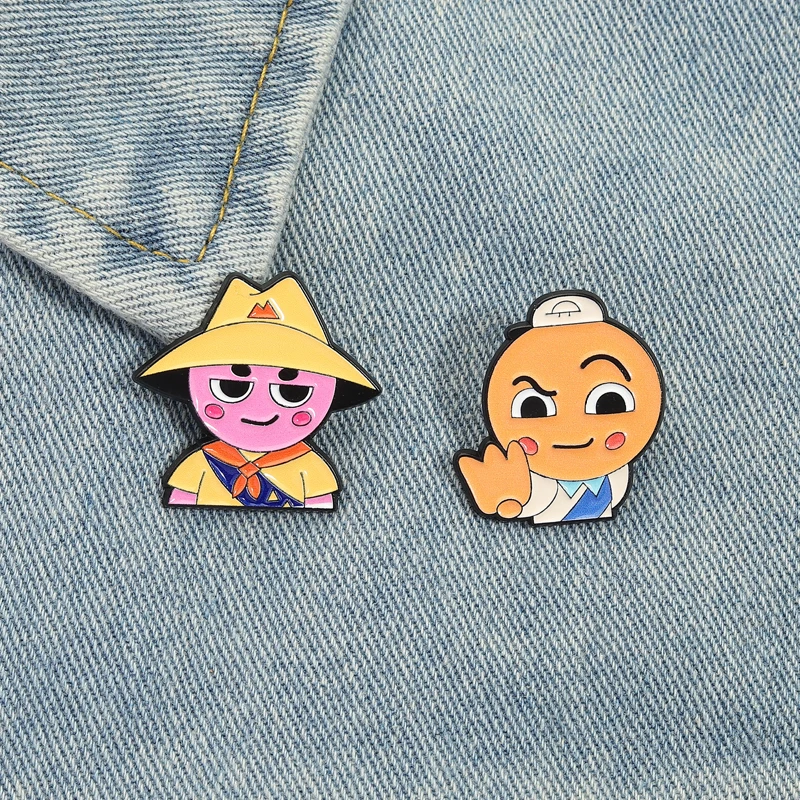 Game Enamel Pins Cartoon Characters Brooches Lapel Badges Funny Man Jewelry Gift for Players Fans Friends