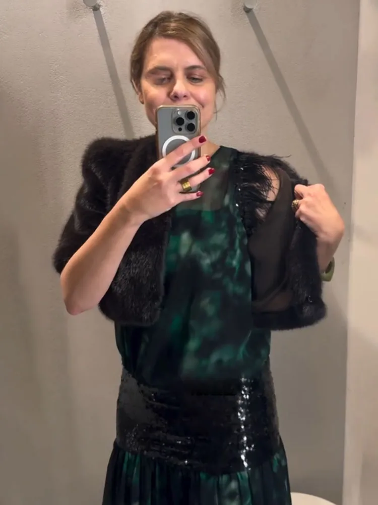 

HH женский теплый повседневный однотонный короткий топ с эффектом искусственного меха и круглым воротником, зимний женский модный топ со скрытыми пуговицами