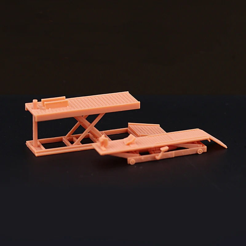 1PC Resin Lift Stand for 1/64 Scale Motorcycle Model 3D Printed Unpainted Lifting Machine Miniature Display Rack DIY Scene Parts