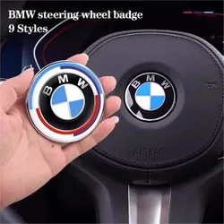 Car 45mm Steering Wheel Sticker BMW Exclusive Steering Wheel Badge For M Performance X1 X3 X4 X5 E87 F20 E36 E46 E90 E39 F10