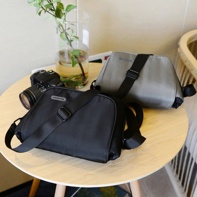 Camera Bag Handbags Woman Man Nylon Shoulder Bag Camera Case Portable Photographer For Sony Nikon Canon Equipment Crossbody Bag