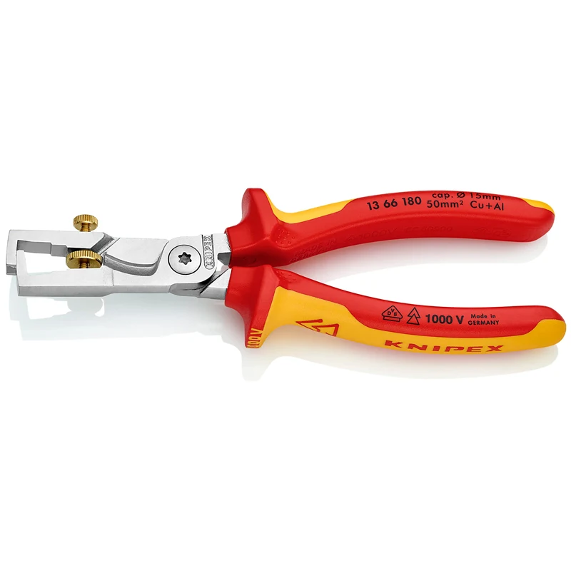 KNIPEX 13 66 180 Cable Shears/Insulation Strippers \