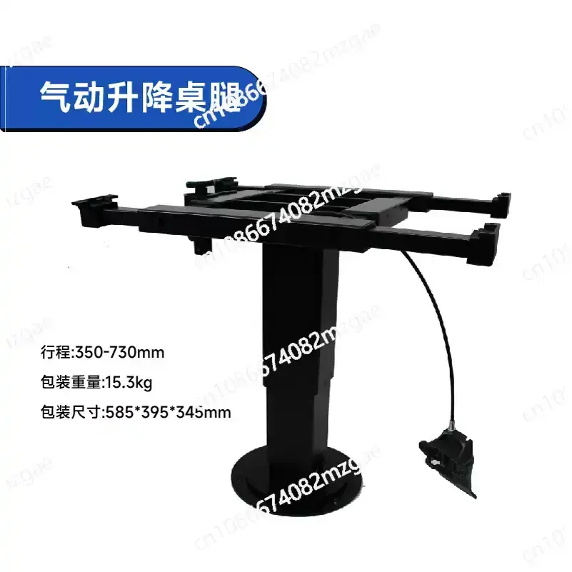 Robustes Wohnmobil-Teleskop-Tischgestell mit Gaslift, verstellbare pneumatische Tatami, geeignet für Wohnmobil, Yacht, umwandelbares Bett/Tisch