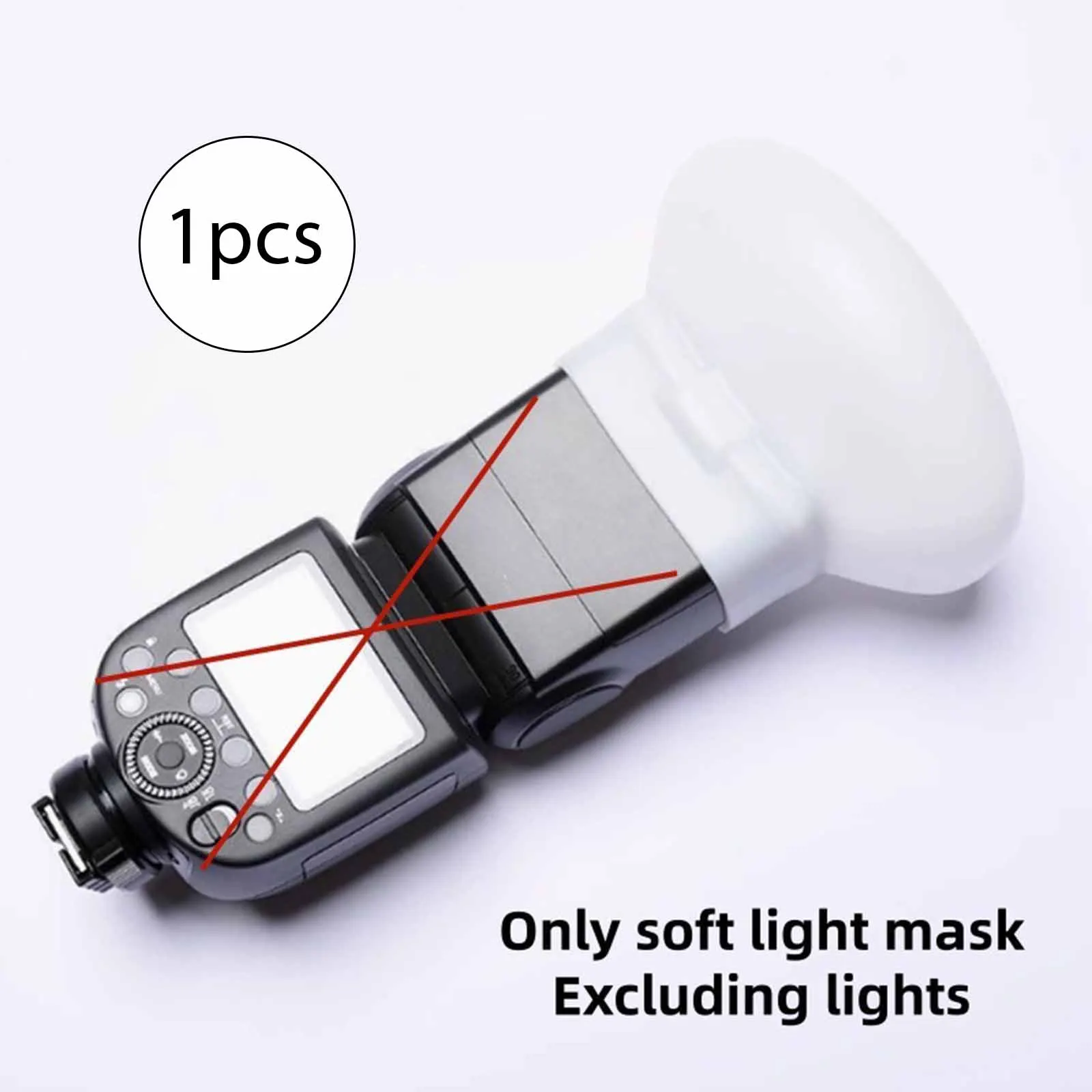 Flash Cap Diffuser Soft Silicone Bounce Lamp Shade Strobes Reflectors Universal Photography Accessorie for GODOX Nikon Speedlite
