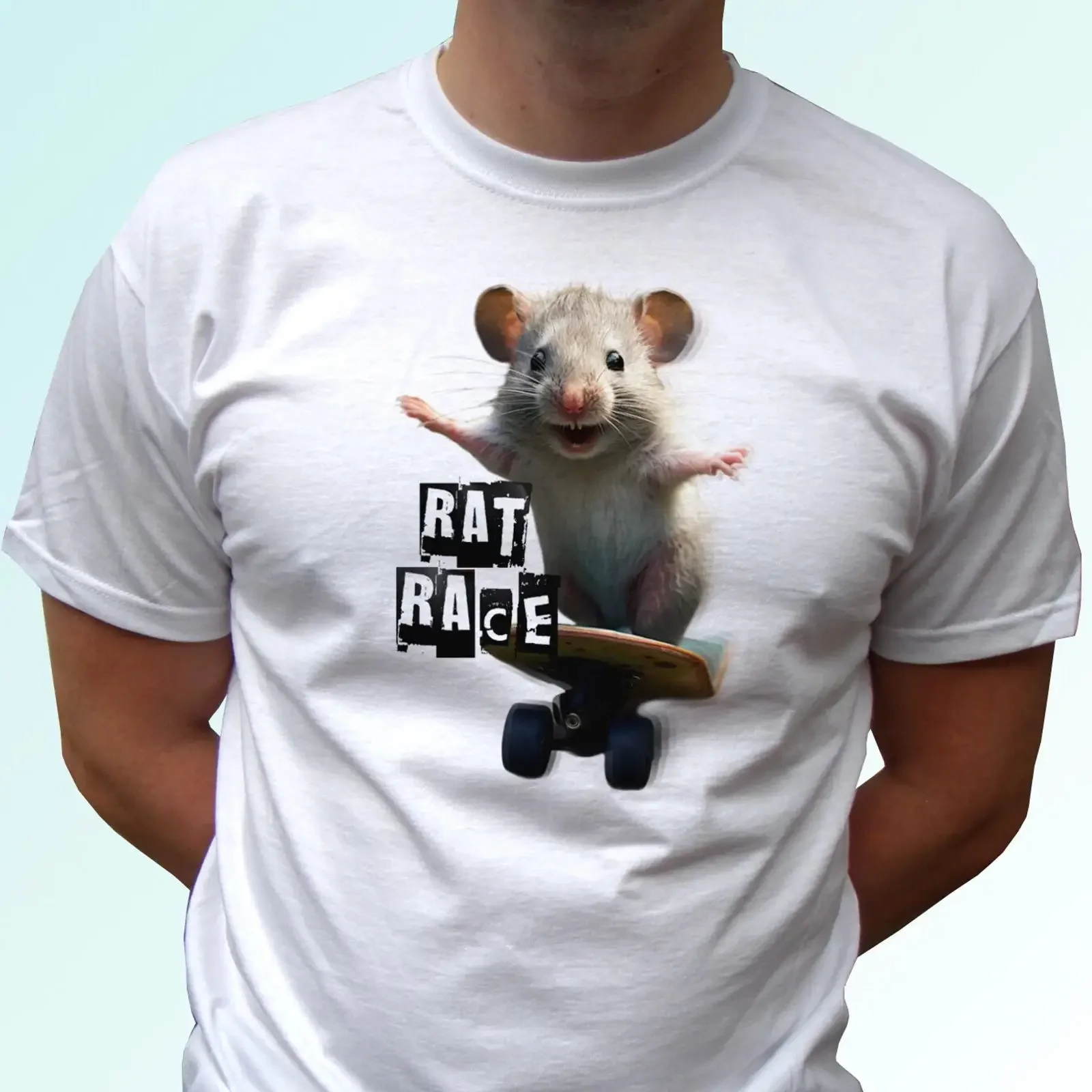 Rat Race Nr 2 T Shirt Tier lustiges Top Design Geschenk Herren Damen Kinder Baby Größe vintage Washed designer clothes