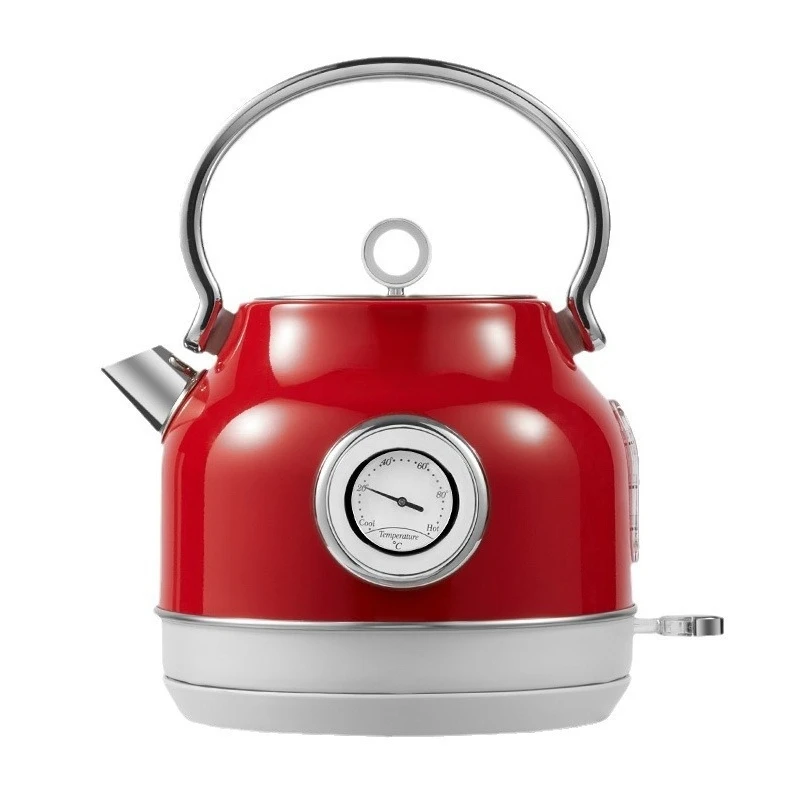 

European retro household electric heating 304 stainless steel 1.7 liter large capacity kettle
