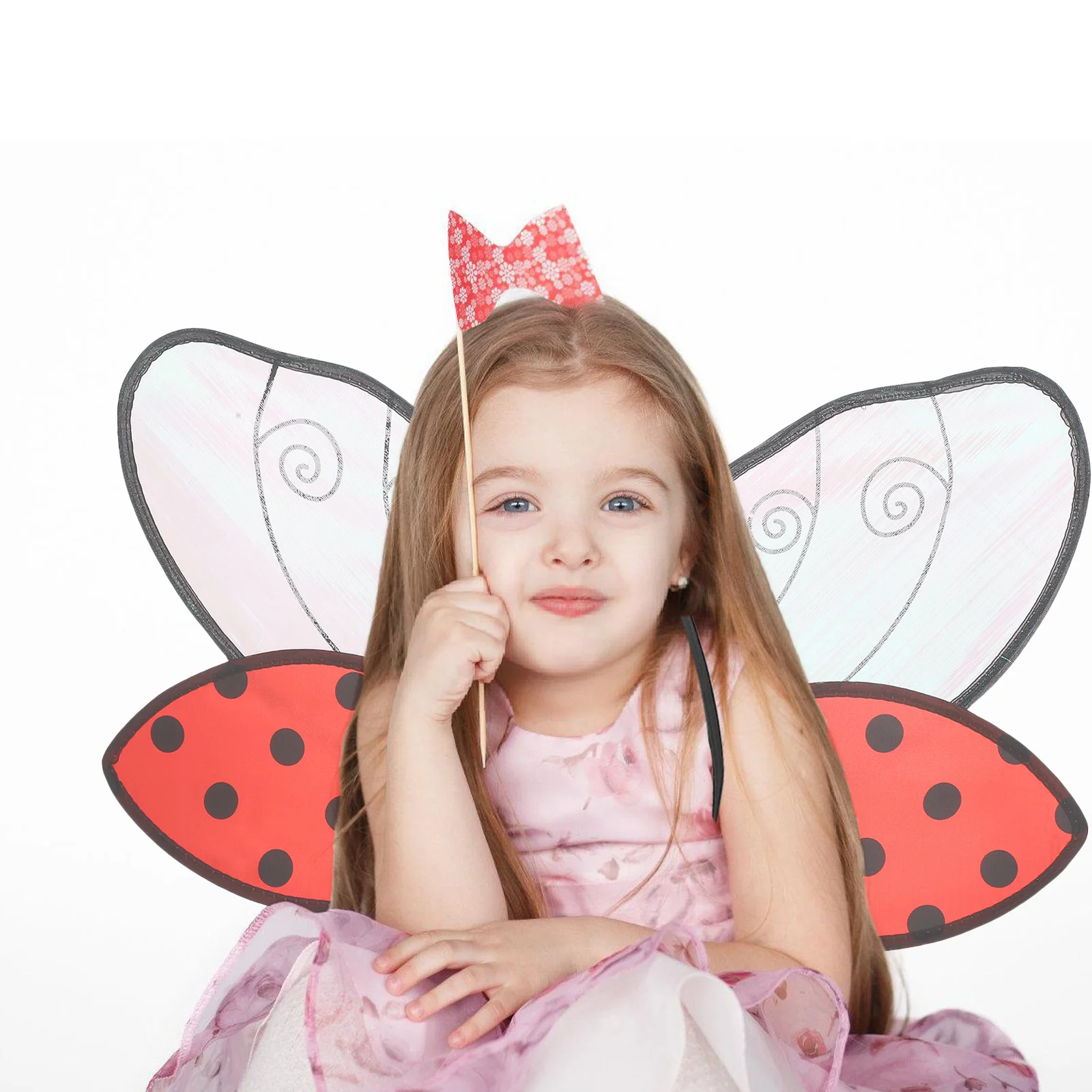 1 ensemble 1 ensemble coccinelle ailes antenne bandeau Cosplay accessoires de déguisement pour les femmes fête carnaval Halloween habiller-animal