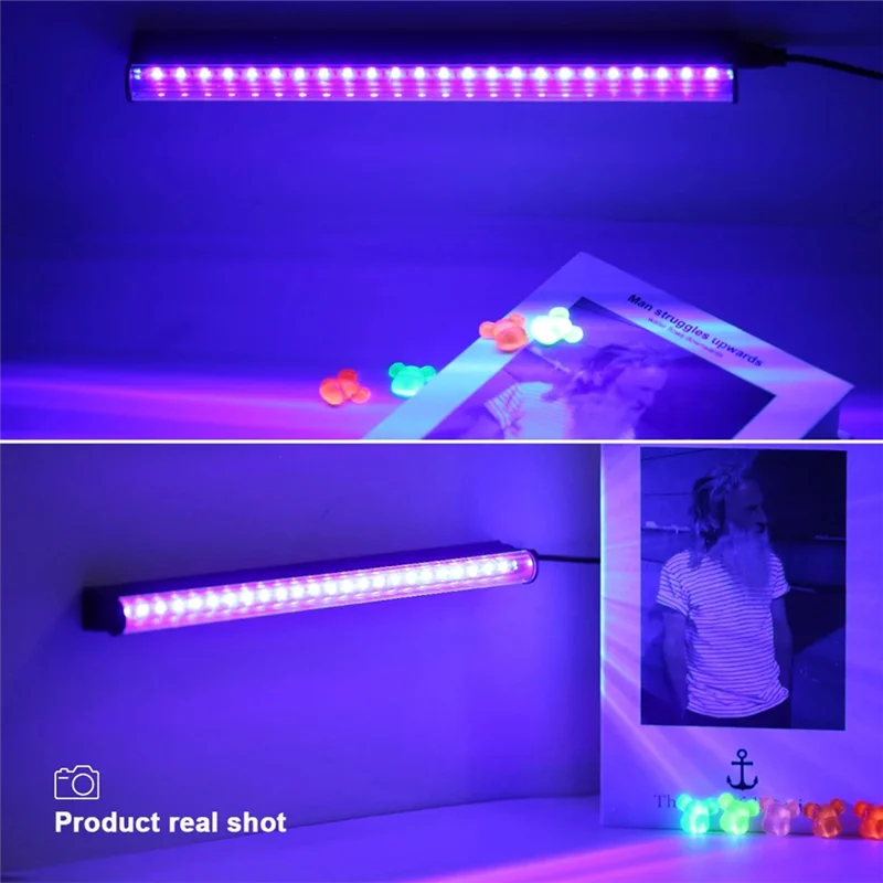 LED الأشعة فوق البنفسجية مصباح T5 أنبوب 5 فولت USB التوصيل 380-400Nm ضوء الأشعة فوق البنفسجية المرحلة Blacklight UV LED أجزاء المصباح #3