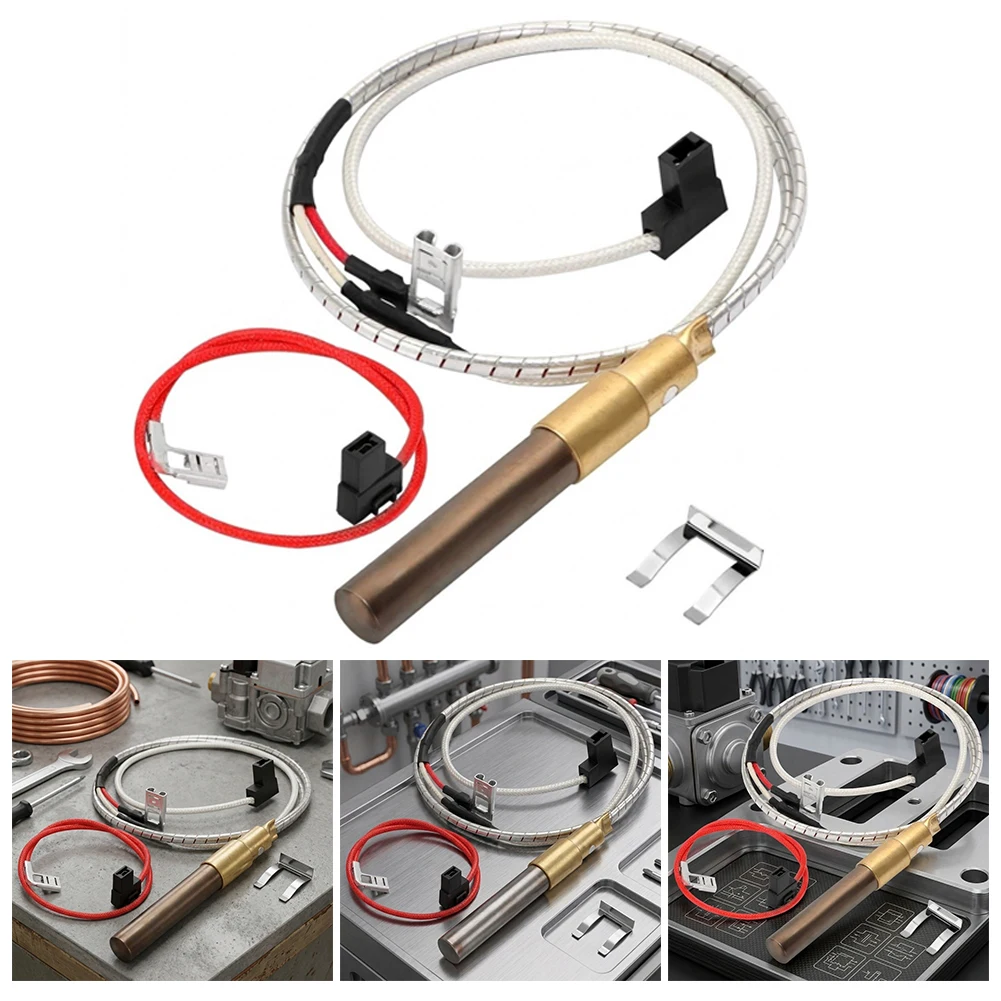 100112328 750mV Thermopile Assembly For Gas Water Heater, 21 Inch Replacement Part For Consistent Gas Flow