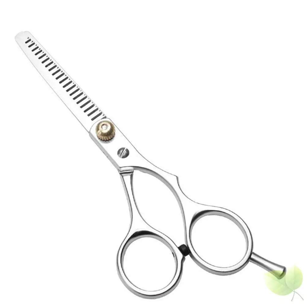 

1Set Professional Barber Scissors Kit Stainless Steel Flat and Toothed Hair Cutting Shears for Self Haircut Family Pet Grooming