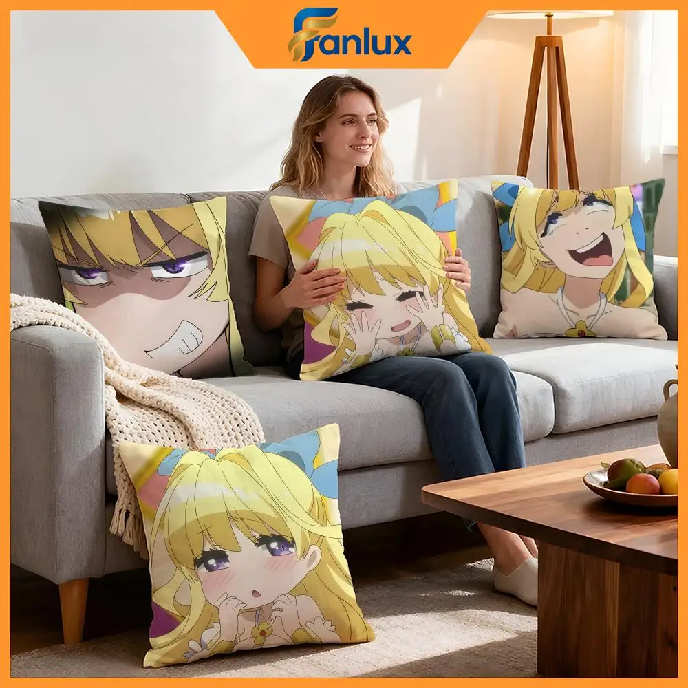 Anime Cautious Hero Cushion Cover 4Pcs Decorative Covers Soft Cushion Case for Sofa Couch Decor 40x40 45x45 Pillowcases
