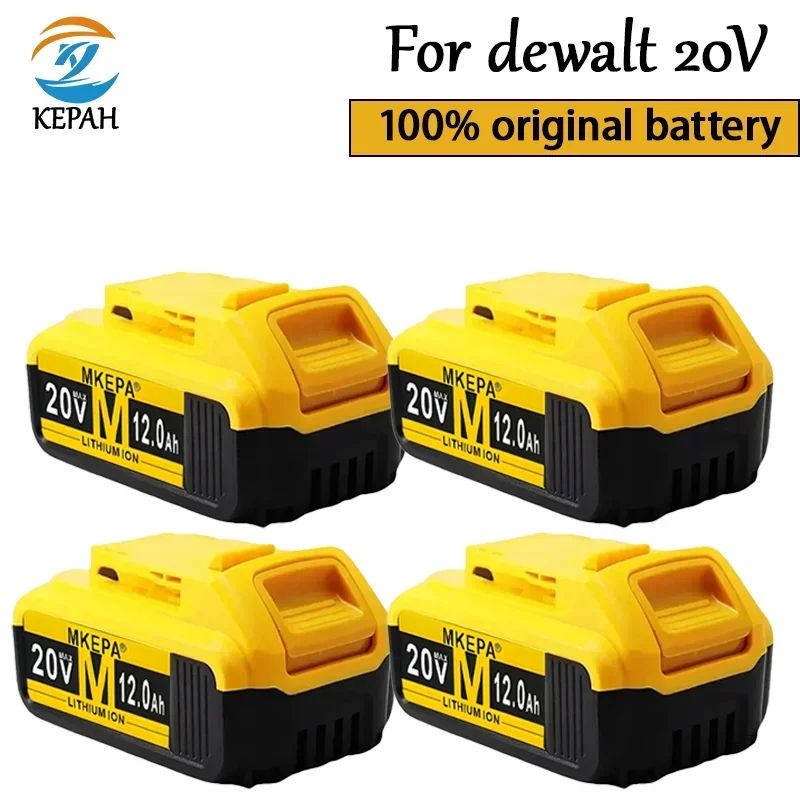 

New 100% Original 12000mAh 20V for Dewalt Power Tool Battery DCB206 20V 12.0Ah Battery DCB206 20V Battery DCB205 DCB200 DCB204-2