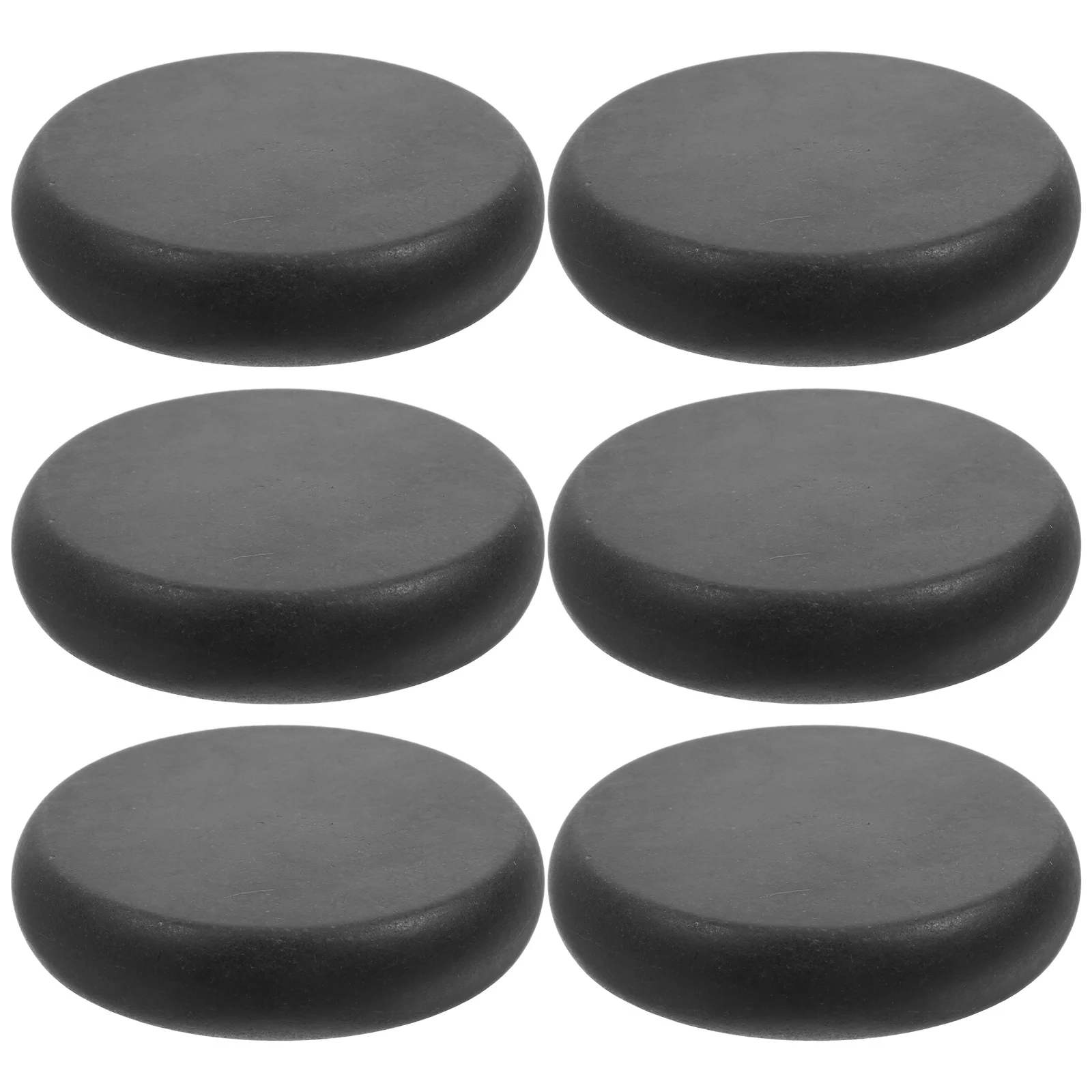 

6pcs Hot Stone Set Natural Volcanic Stones Spa Relaxation Tools Preheated Therapy Essential Oil Massage Kit Home Use Facial Body