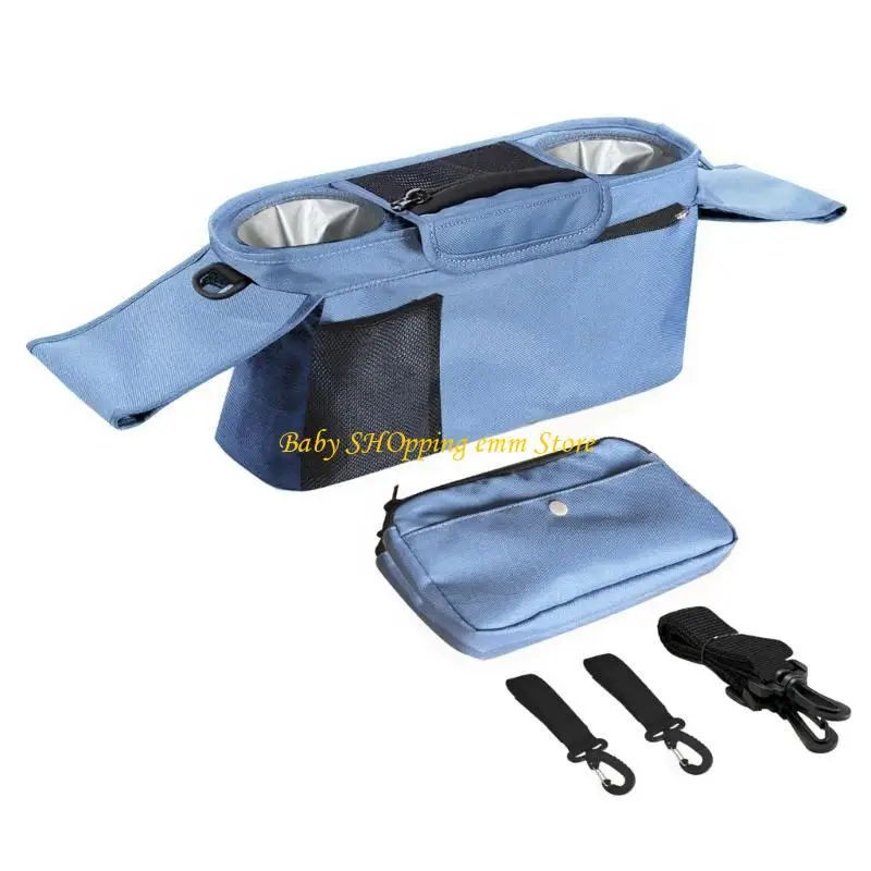 

23GD Baby Strollers Organizers Bag Watertight Multiple Pocket Designs Pram Storage Bag Fashionable Strollers Accessories