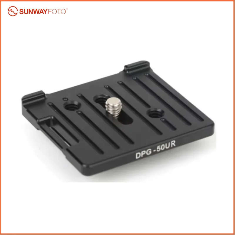 Sunwayfoto DPG-50UR Low Profile QR Plate 50mm Universal Arca Base Canon 50D 5D 5DII 7D 1D Solid Metal Precision Machined Tripod