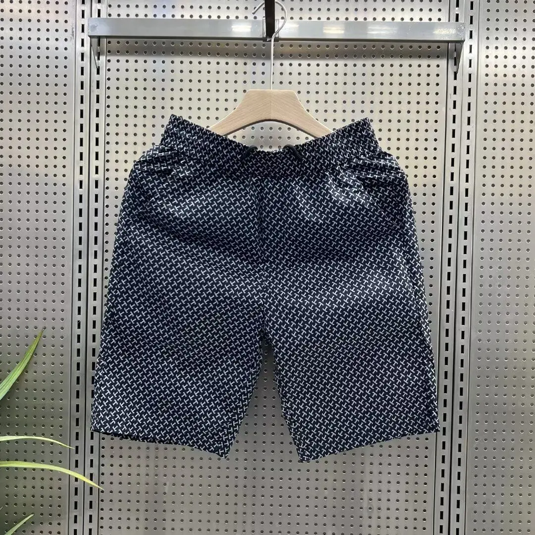 Men's Clothing Print Quick Dry Shorts Summer Stylish Straight Leg Casual Beach Pants Comfortable Pockets Breathable Lightweight