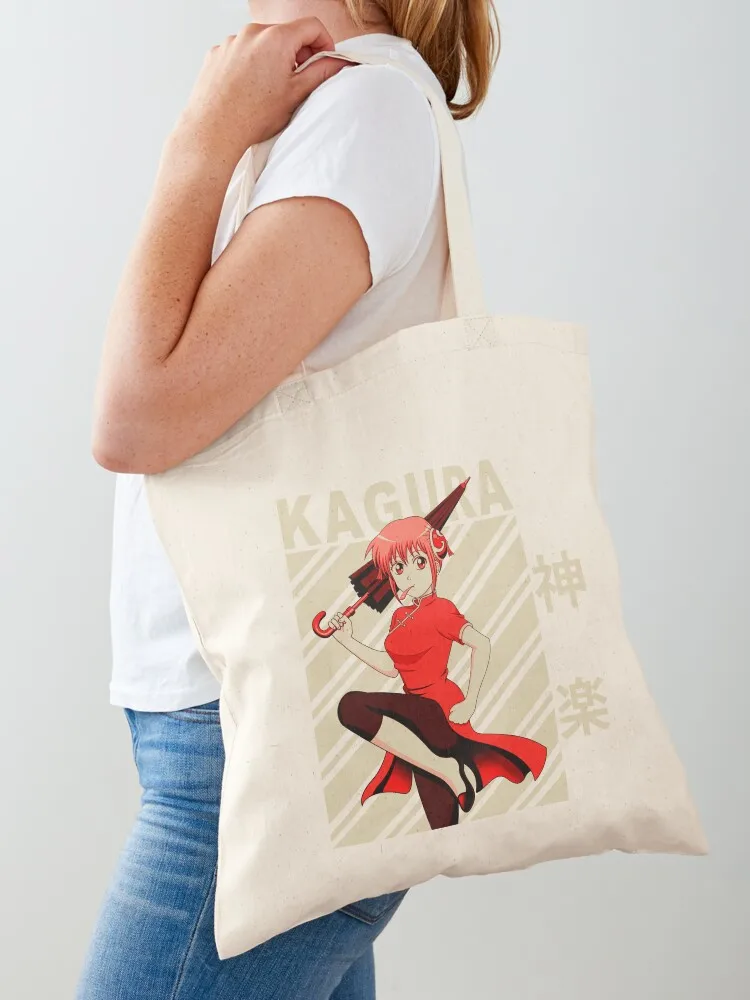 

Kagura Vintage Art Tote Bag tote bags aesthetic Eco bag personalized tote bag Beach