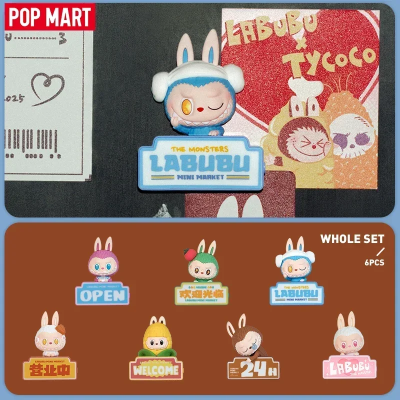 

POP MART THE MONSTERS Wacky Mart Series-Fridge Magnet Blind Box Surprise Mystery Mistery Action Figure Home Desktop Decoration