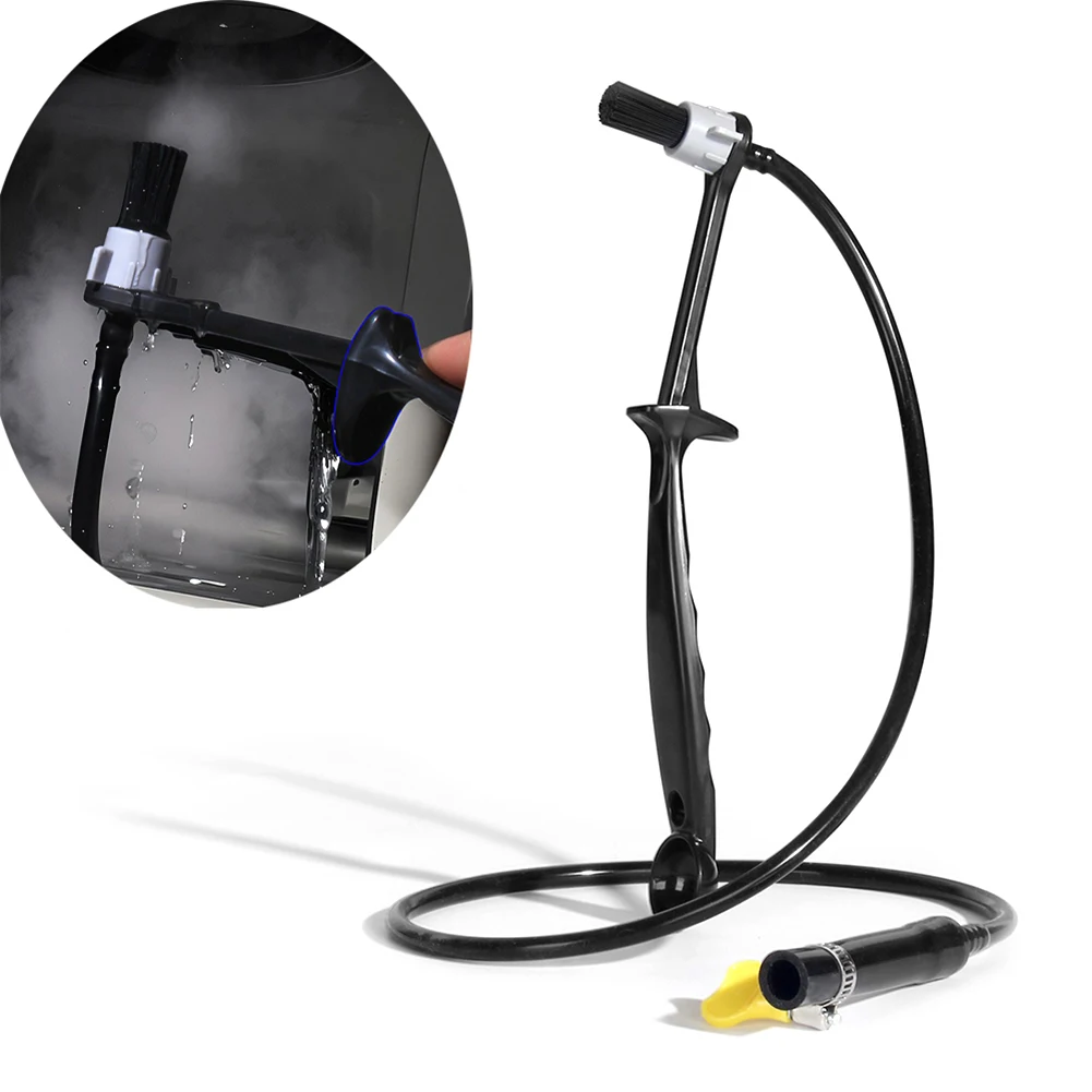 Coffee Machine Steam Cleaning Brush Commercial Brew Head Dirt Replaceable Head Long Handle Cleaning Brush Barista Cleaning Tool