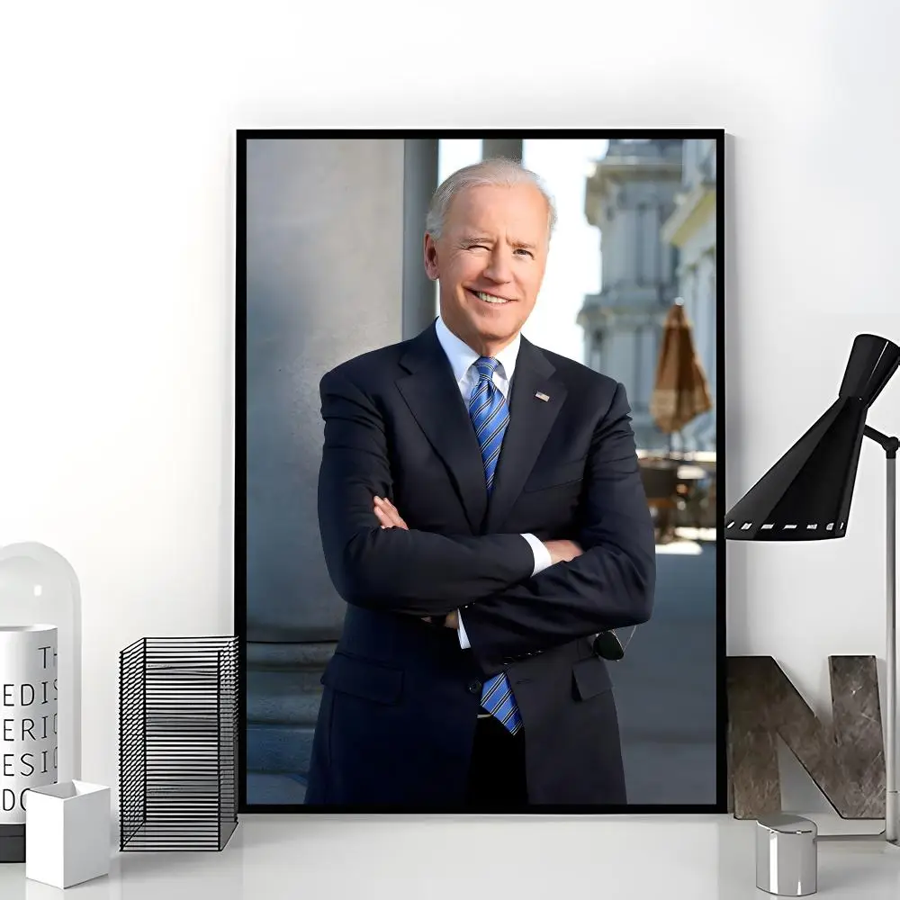 politician publicfigure Biden Poster Trendy Aesthetic Wall Art Poster for Dorm Room Bedroom Decor