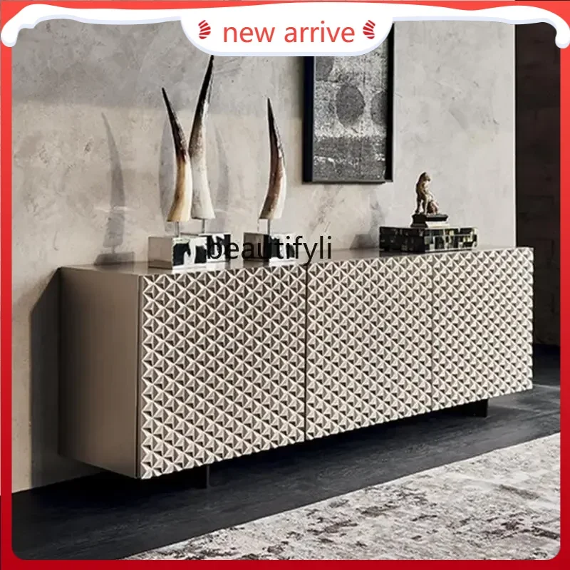 

SS ss7486 Italian light luxury dining side cabinet, porch storage decorative cabinet, post-modern side cabinet