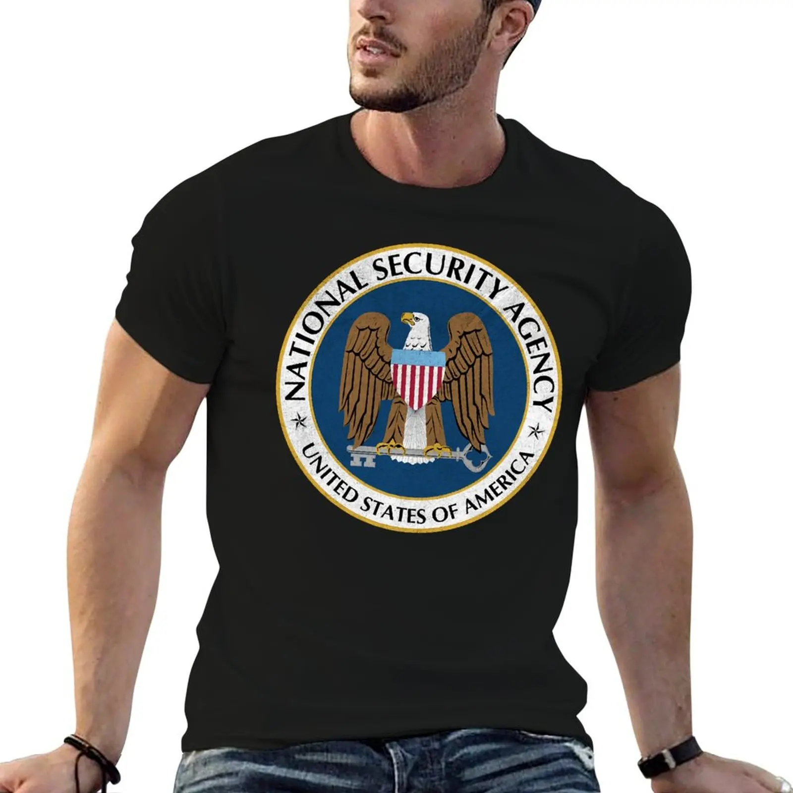 

NSA T-Shirt anime t shirts Man t-shirt funny t shirts men